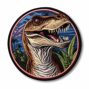 Parche de hierro para aplique insignia animal Tyrannosaurus Allosaurus - Imagen 1 de 12