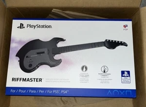 PDP RIFFMASTER Wireless Guitar Controller PlayStation PS5 PS4 Black SHIPS TODAY - Picture 1 of 9