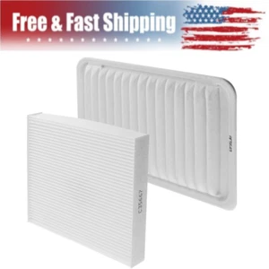 CABIN & AIR FILTER COMBO FOR TOYOTA CAMRY 2.5L 2.4L ENGINE 07-17 17801-0H050 - Picture 1 of 8