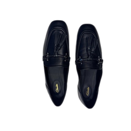 NUOVO mocassino Clarks Pure2 nappa nero in pelle 8 5 m stile classico comfort