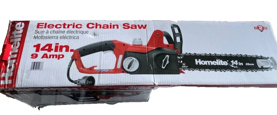 NUEVA Motosierra Eléctrica Homelite UT43104 14" 9 Amp U4 Foto 1 de 1