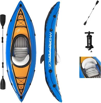 Bestway Hydro-Force Cove Champion Inflatable Kayak Set W/ Paddle, Pump, & More! - Image 1 of 4