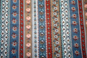 RAYA FLORAL DE JOAN KESSLER - TELA 100% ALGODÓN - Imagen 1 de 4