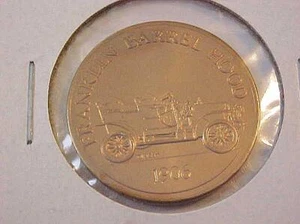 1968 Franklin Mint Commemorative Car Token 1906 Franklin Barrel Hood - Picture 1 of 2