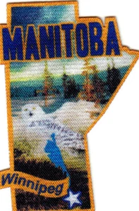 WINNIPEG MANITOBA Iron On Printed Patch Capitol City Canada Canadian - Picture 1 of 1