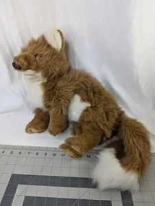 Folkmanis Folktails Fox Plush Hand Puppet 14 Inch Tall Stuffed Animal Toy - Picture 1 of 13