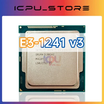 Procesador CPU Intel Xeon E3-1241 v3 SR1R4 3,5 GHz 4 núcleos 80 W LGA1150 Foto 1 de 3