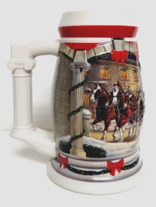 2001 Budweiser Holiday Christmas Stein CS455 - Picture 1 of 5