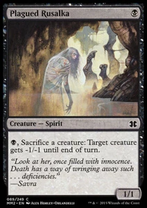 *FOIL* PLAGUED RUSALKA NM Modern Masters 2015 mtg Black *FOIL* - Bild 1 von 1