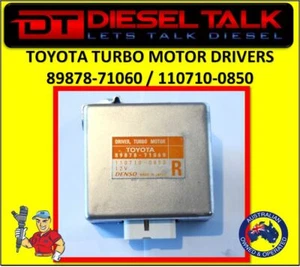 GENUINE TOYOTA TURBO MOTOR DRIVER. 89878-71060 REFURBISHED - Picture 1 of 6