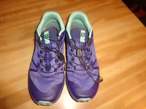 Scarpe da corsa Salomon Vibe Sense Ride donna taglia 8 viola sneakers 145464 - Foto 1 di 7
