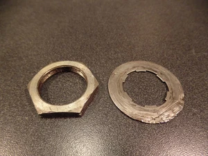 1972 72 TRIUMPH DAYTONA 500 MOTOR SPROCKET NUT WITH WASHER - Bild 1 von 12