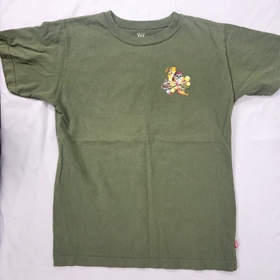Wes & And Willy Boy's T Tee Shirt Green Large (14-16) Pirate Accent Short Sleeve - Image 1 of 4