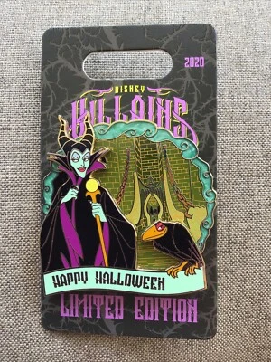 Disney Pin 2020 WDW Halloween Villains Lair Maleficent LE 5500 Walt Disney World Foto 1 de 3