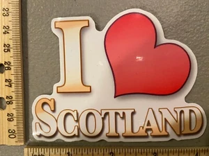 New I Love Heart Scotland Scottish Travel Big Meme Vinyl Decal Sticker Car Truck - Picture 1 of 12