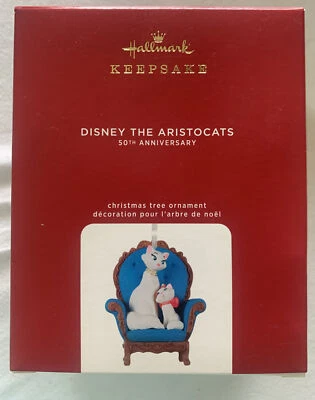 Hallmark Keepsake Ornament Disney The Aristocats 2020 50 aniversario porcelana Foto 1 de 4