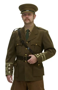 Oficial del ejército británico Primera Guerra Mundial UNIFORME COMPLETO - hecho a pedido - Imagen 1 de 1