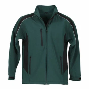 Leikatex Softshell-Jacke Forest grün/schwarz Arbeitsjacke - Bild 1 von 1