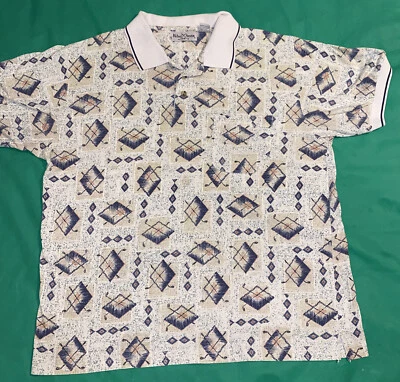 CAMISA POLO DE GOLF MICHAEL AUSTIN Mangas Cortas 3 Botones Blanca Talla Grande Foto 1 de 4