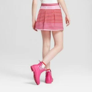 Hunter For Target Mädchen gestreifter Performance Rock rot/pink - Gr. XL (14/16) - Bild 1 von 4