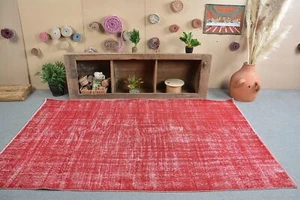 Antiker Teppich, Vintage Teppich, Schlafzimmerteppich, Türkischer Teppich, 5,1x8,3 ft Großer Teppich - Bild 1 von 6