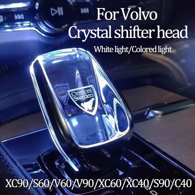 Crystal Gear Lever Shift Knob Shitfer For Volvo S60 S90 XC60 XC90 V60 2017-2024 - Image 1 of 4