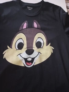 Disney Vintage "Chip" Big face short sleeve t-shirt size lrg - Picture 1 of 2