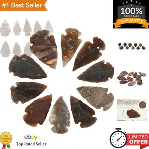 Authentische ausgefallene Jaspis Pfeilspitzen für Bastelprojekte - 1" bis 1,5" Größe, 5er Set - Bild 1 von 9