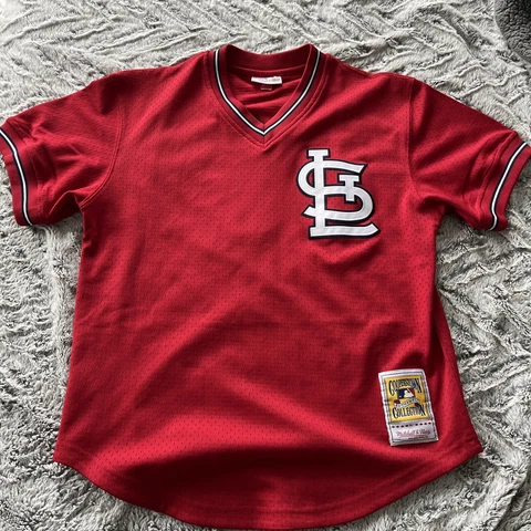 ozzie smith #1 jersey Mens 40 Medium Mitchell & Ness Cooperstown Collection Cover