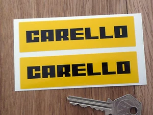 CARELLO old style logo classic car stickers Ferrari etc - Picture 1 of 1