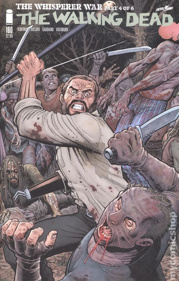 Walking Dead #160B Adams Variant FN 2016 Stock Image - Image 1 of 1