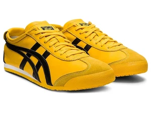 Onitsuka Tiger MEXICO 66 Yellow Black Unisex Size 1183c102-751 New with Box - Picture 1 of 9