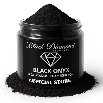 Black Diamond Pigments® | Black Onyx is a premium professional pigment