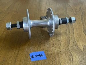 NOS Generic Tandem Rear Hub 126mm 48H High Flange Silver Bolt On - Picture 1 of 3