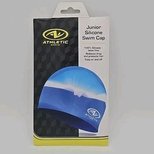 Athletic Works Junior 6+ Silikon Schwimmen Tauchen Kappe Latexfrei - Bild 1 von 3