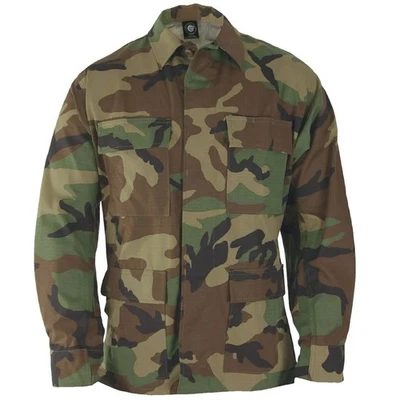 Propper Men's Woodland Camo Uniform BDU Coat Jacket LR - Image 1 of 4