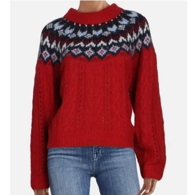 Rag & Bone 羊毛混纺柳树公平岛毛衣 — 第 1/4 张图片