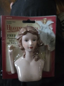 Fibre Craft Heavenly Angels Light Brown Porcelain Head and Hands 9318-04 Sealed - Picture 1 of 2