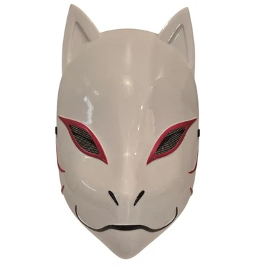 Halloween Japanese Naruto Anbu Kitsune Fox Demon Mask Cosplay - Image 1 of 4