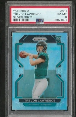 2021 Panini Prizm Trevor Lawrence Rookie  Silver Prizm  - Image 1 of 2
