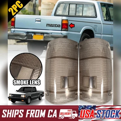 Luz trasera para Mazda B2000 B2200 B2600 1985-1998 lente negra humo Foto 1 de 4