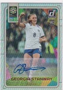 Georgia Stanway 2023 Panini Donruss Womens World Cup  Silver Autograph England 1 - Picture 1 of 2