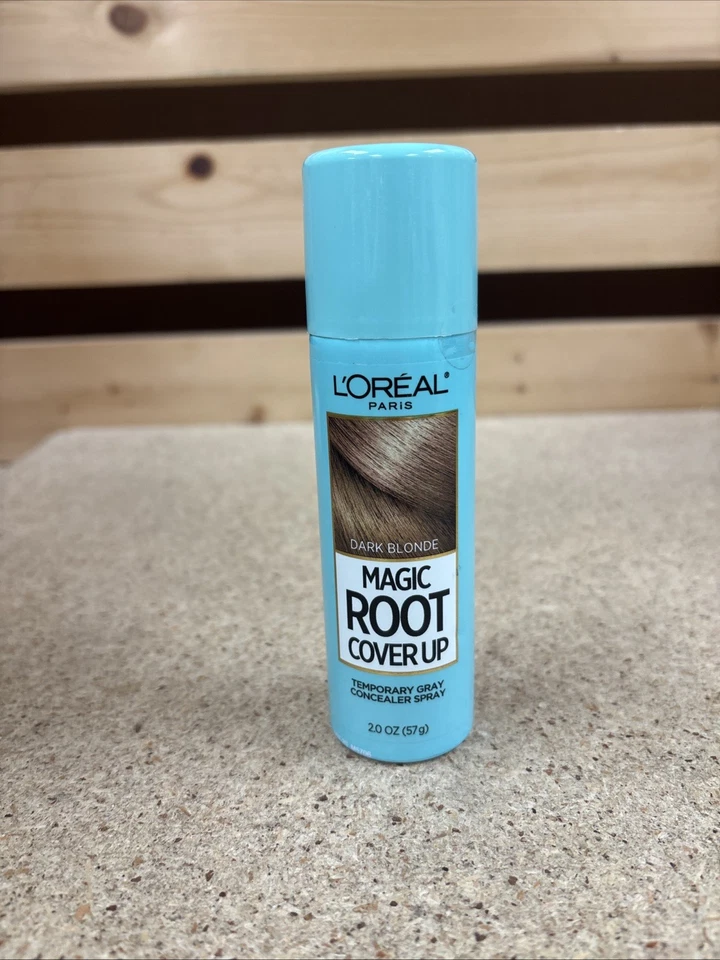 L'Oréal Magic Root Cover Up Corrector Temporal Gris Spray | 2 OZ | Rubio Oscuro Foto 1 de 1