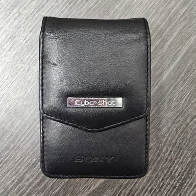 Sony Cyber-Shot Soft Carrying Case Genuine Leather W/ Belt Loop Digital... - Image 1 of 4