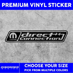 MOPAR DIRECT [VINYL STICKER]-for Car/Truck WINDOW-LAPTOP-FOLDER-YOU PCK CLR/SIZE - Picture 1 of 6