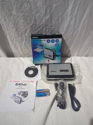 ENVIVO Convertitore Cassette USB Lettore da Nastro a MP3 NUOVO E IMBALLATO  - Immagine 1 di 4