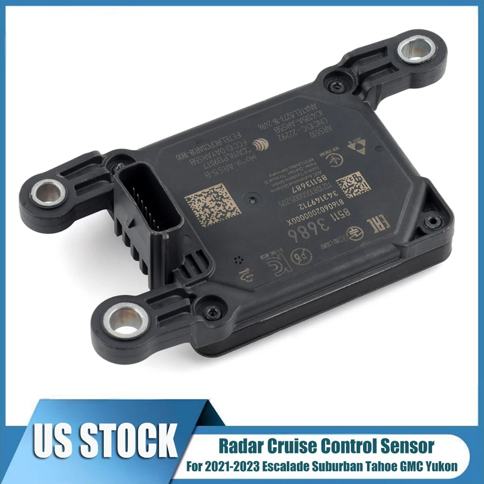 Sensor de radar de rango delantero para 2021-2023 CT4 CT5 Escalade Suburban Tahoe Yukon Foto 1 de 4