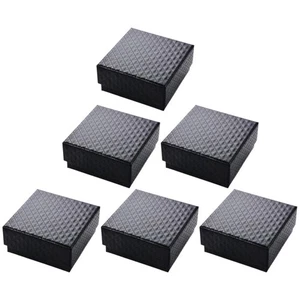  6 Pezzi Scatola Portagioie Orecchini Confezione Scatole Regalo Piccole - Foto 1 di 9