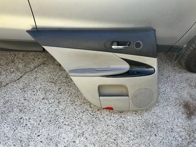 06-11 LEXUS GS300 GS430 GS350 CONDUCTOR TRASERO LADO IZQUIERDO PANEL TARJETA EMBELLECEDOR BRONCEADO Foto 1 de 4