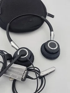 Jabra BIZ 2400 II USB Duo MS On Ear USB Wired & Bluetooth PC Headset - Picture 1 of 3